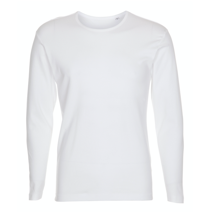 Langærmet unisex interlocked tee - Flere farver (ST405)