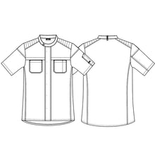 Indlæs billede til gallerivisning Kentaur Biker unisex kokke-servicejakke - Sort (23530)
