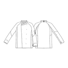 Indlæs billede til gallerivisning Kentaur unisex kokke-/tjenerjakke - Sort
