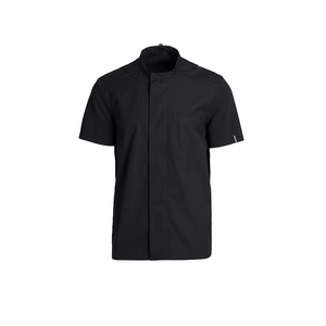 Kentaur unisex kokke-/service pique skjorte - Sort (25293)