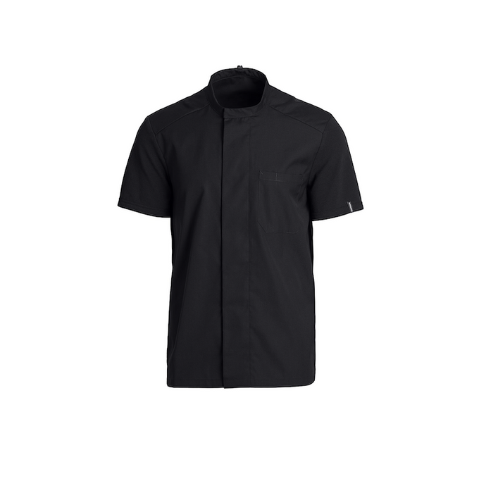 Kentaur unisex kokke-/service pique skjorte - Sort (25293)