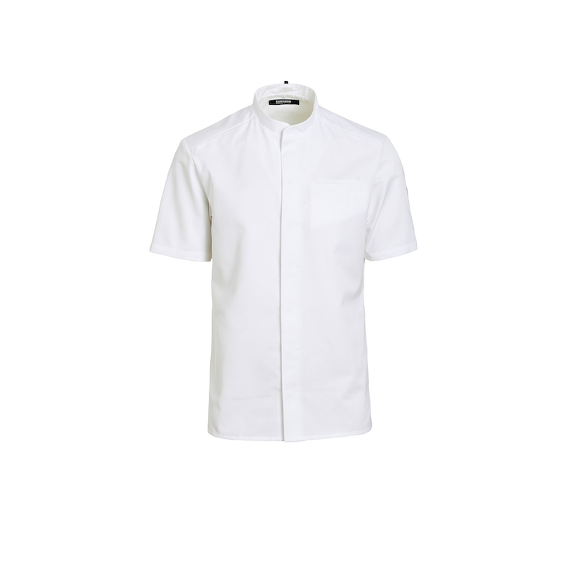 Kentaur Fairtrade unisex kokke-/serviceskjorte - Hvid (25284)