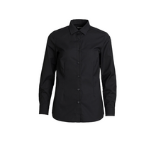 Indlæs billede til gallerivisning Kentaur dame skjorte modern fit - Sort (15470)